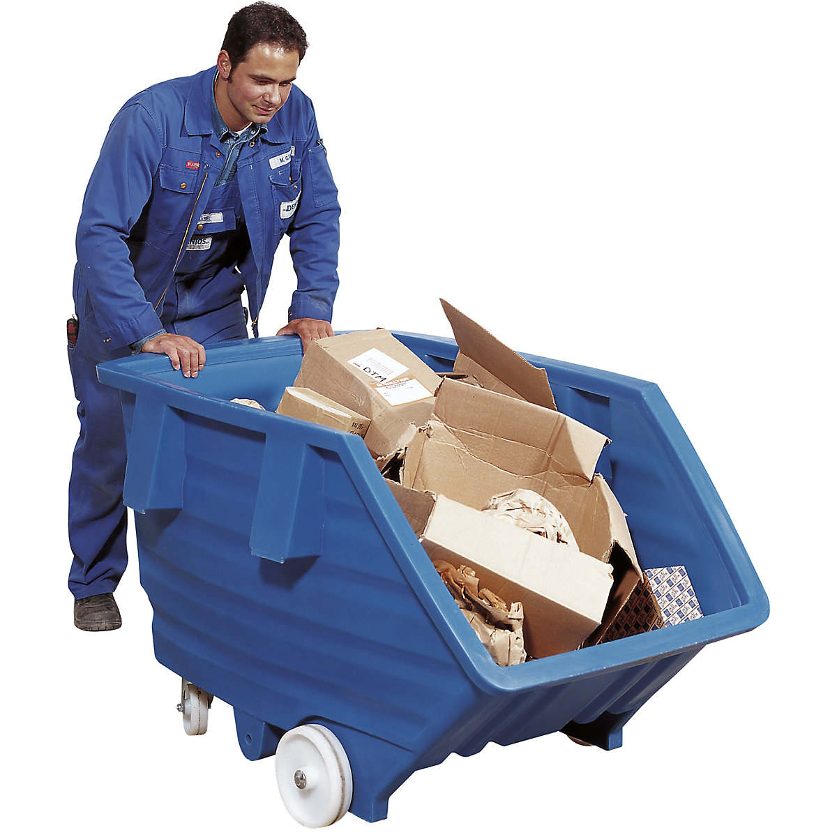 Tilting skip made of polyethylene (Product illustration 6)-5