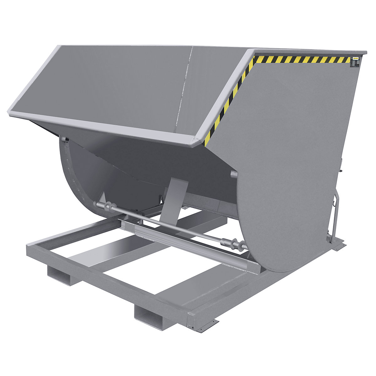 Tilting skip, narrow version - eurokraft pro