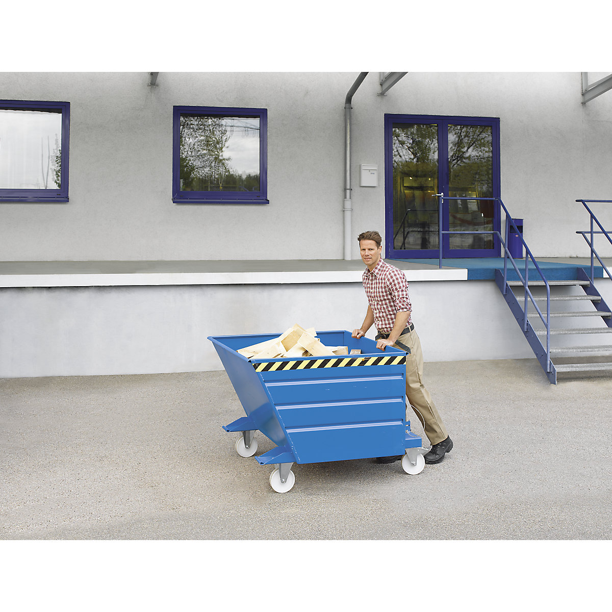 Tilting skip – eurokraft pro (Product illustration 3)-2