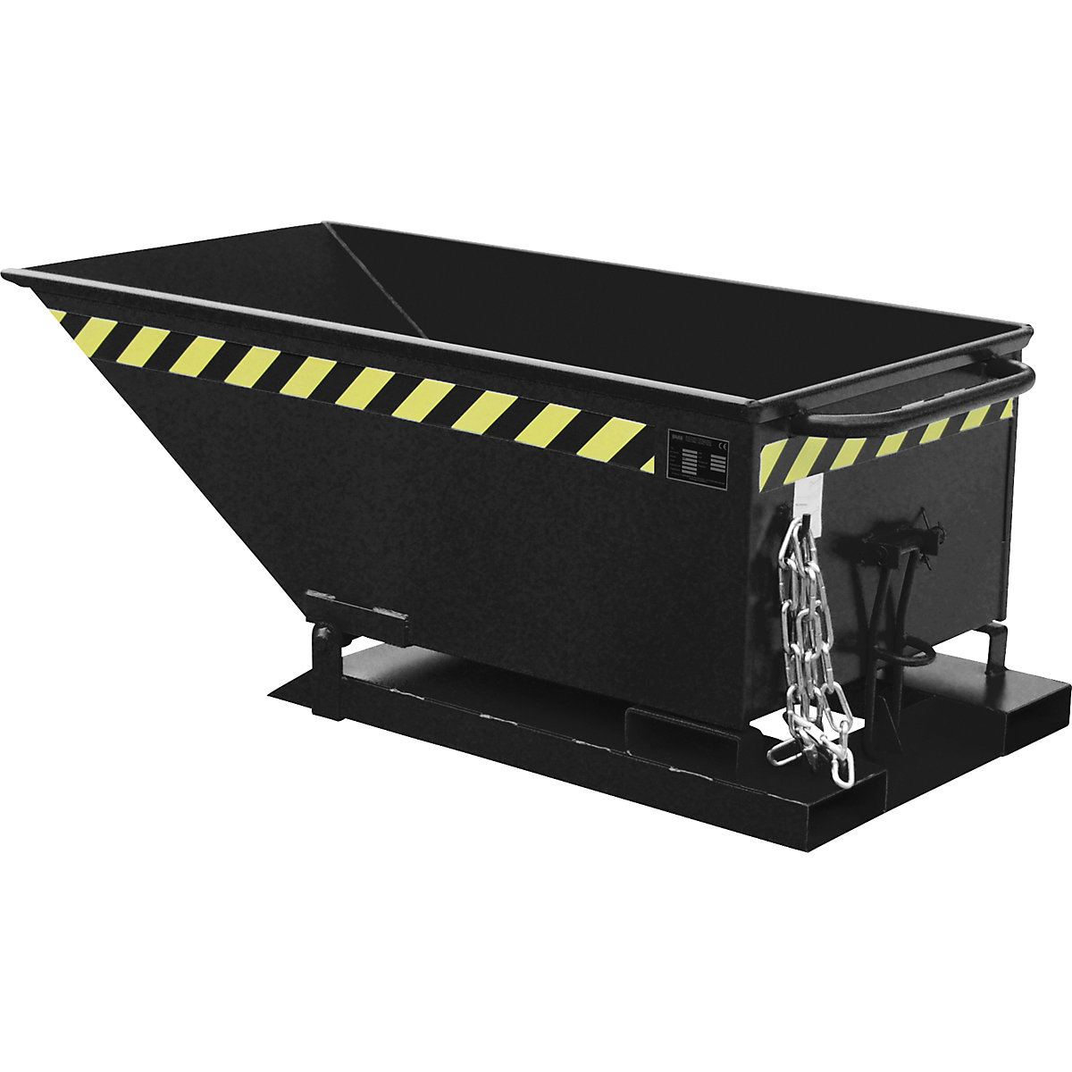 Tilting skip with tilting mechanism - eurokraft pro