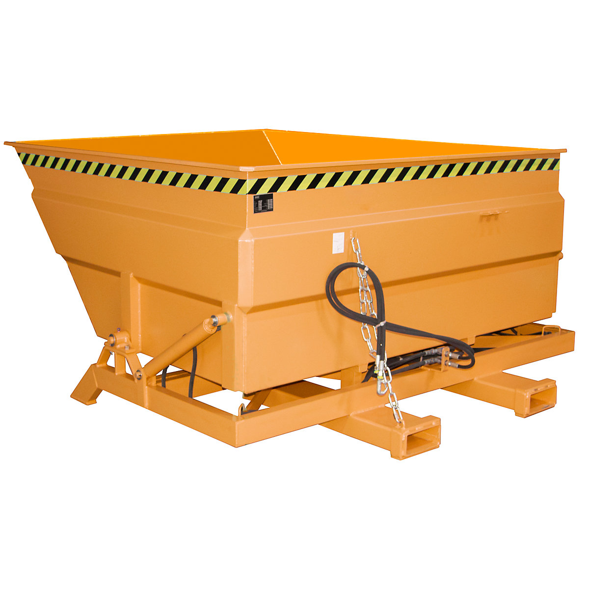XXL tilting skip with positioning aid - eurokraft pro