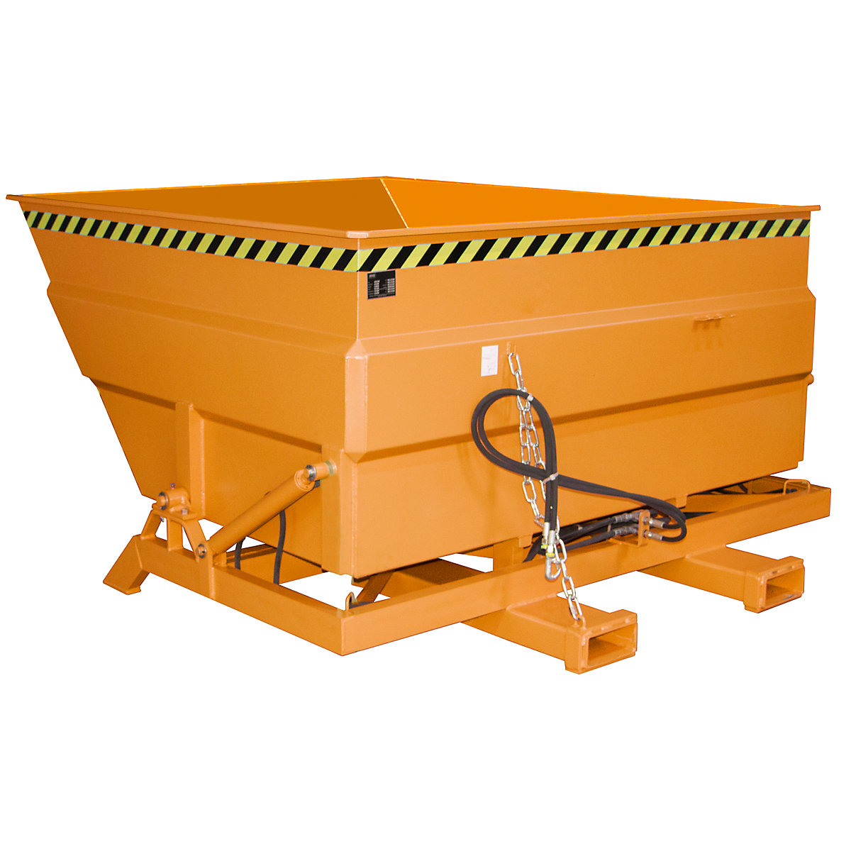 XXL tilting skip with positioning aid - eurokraft pro