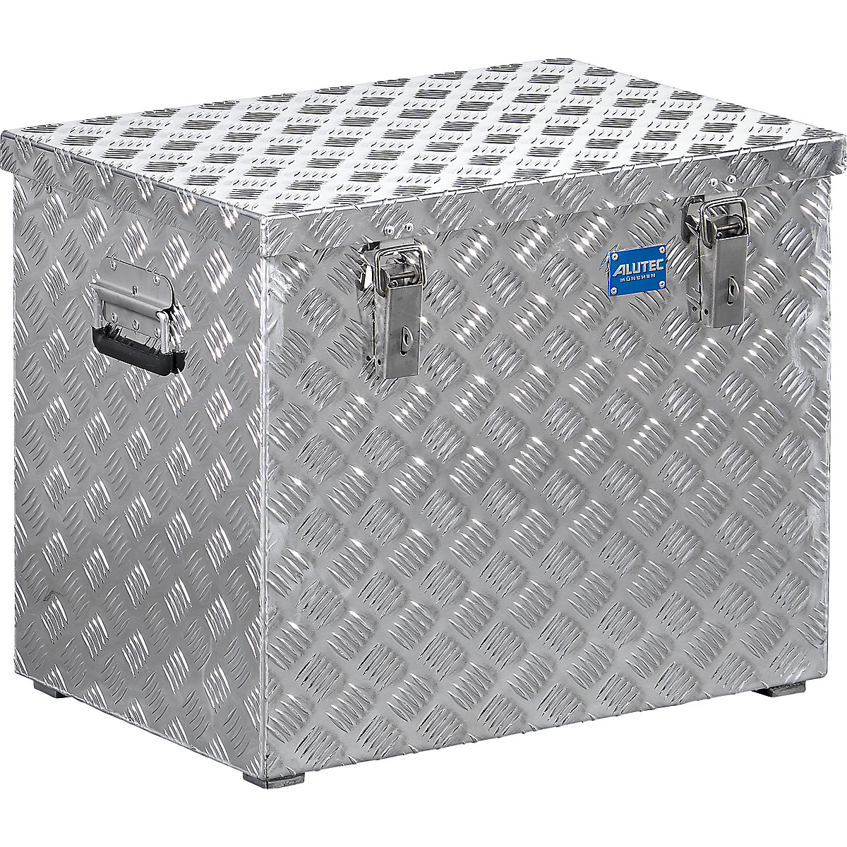 Aluminium chequer plate transport case, without gas pressure spring, capacity 120 l-13