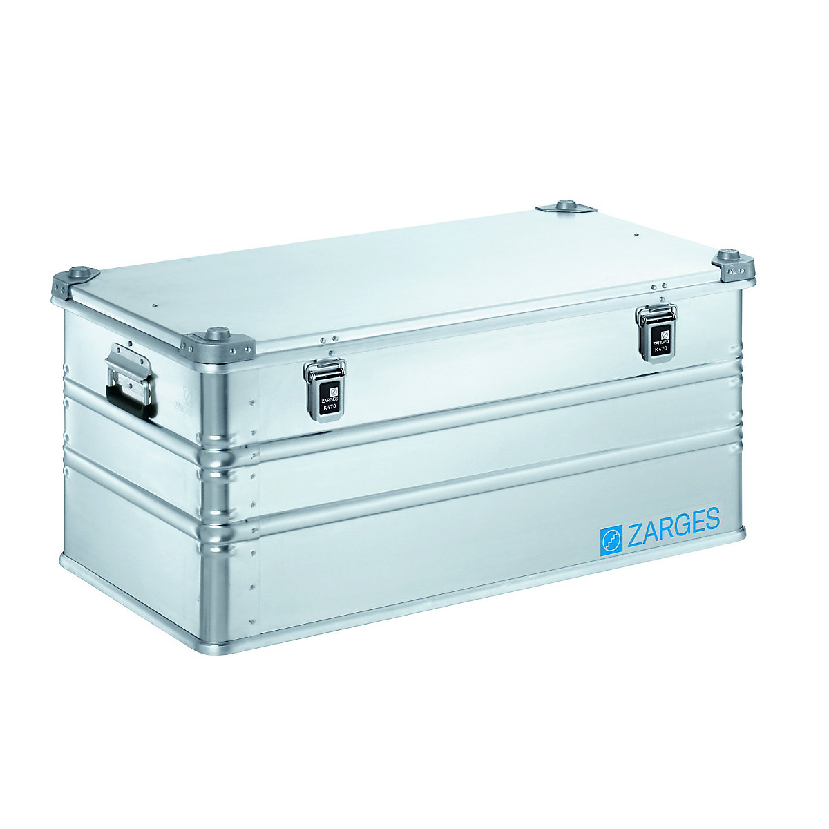 Aluminium transport case – ZARGES, capacity 173 l, internal LxWxH 900 x 480 x 400 mm, robust construction