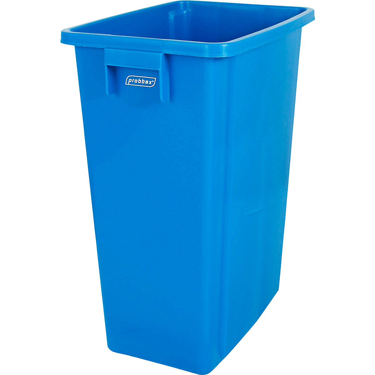 Robust recyclable waste collector, 60 l, blue-8