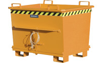 Hinged bottom skip