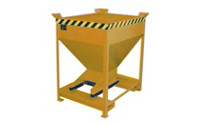Dispensing hopper, steel profile