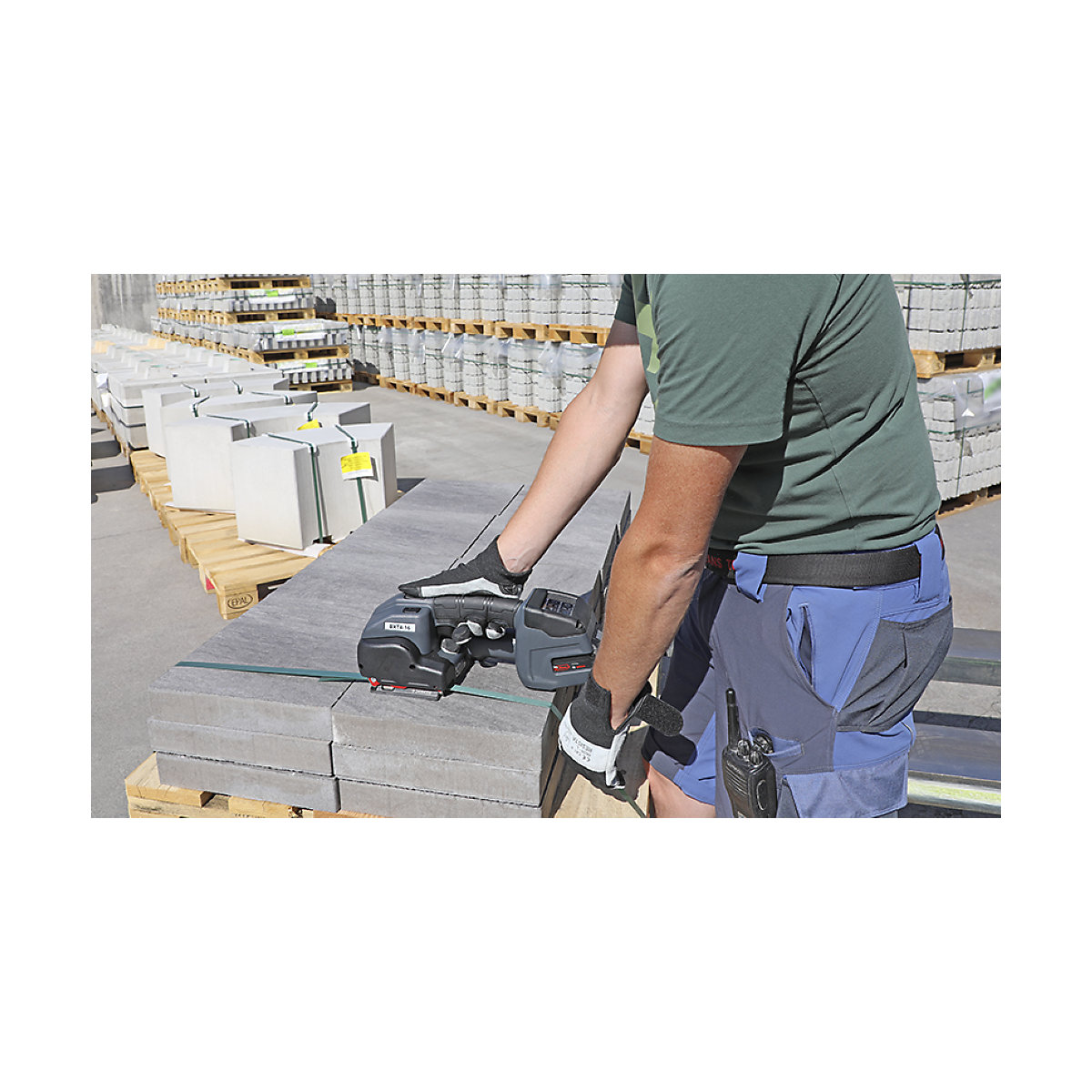 Aparato de flejado con batería BXT-4 para flejes de PP y PET (Imagen del producto 5)-4