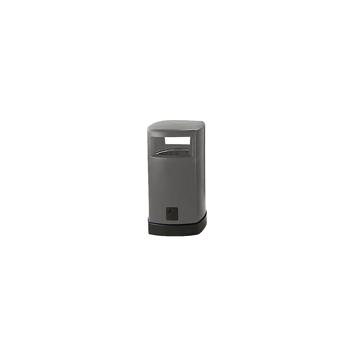Vanjski plastični spremnik za otpatke, volumen 120 l, ŠxVxD 580 x 1050 x 580 mm, u sivoj boji-4