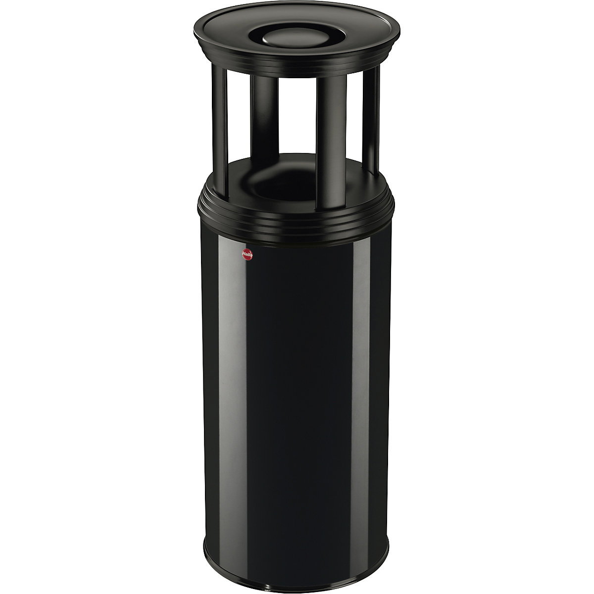 Cendriers-poubelles de sécurité ProfiLine Safe Plus XL – Hailo, capacité 45 l, h x Ø 920 x 330 mm, noir-5