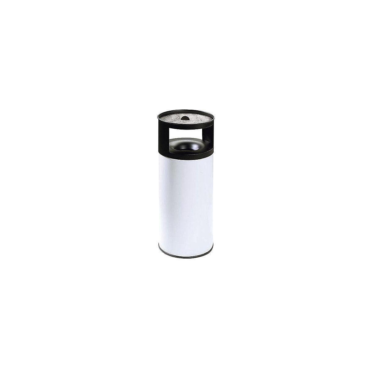 Combiné cendrier-poubelle ignifuge, capacité 75 l, h x Ø 900 x 380 mm, blanc-5