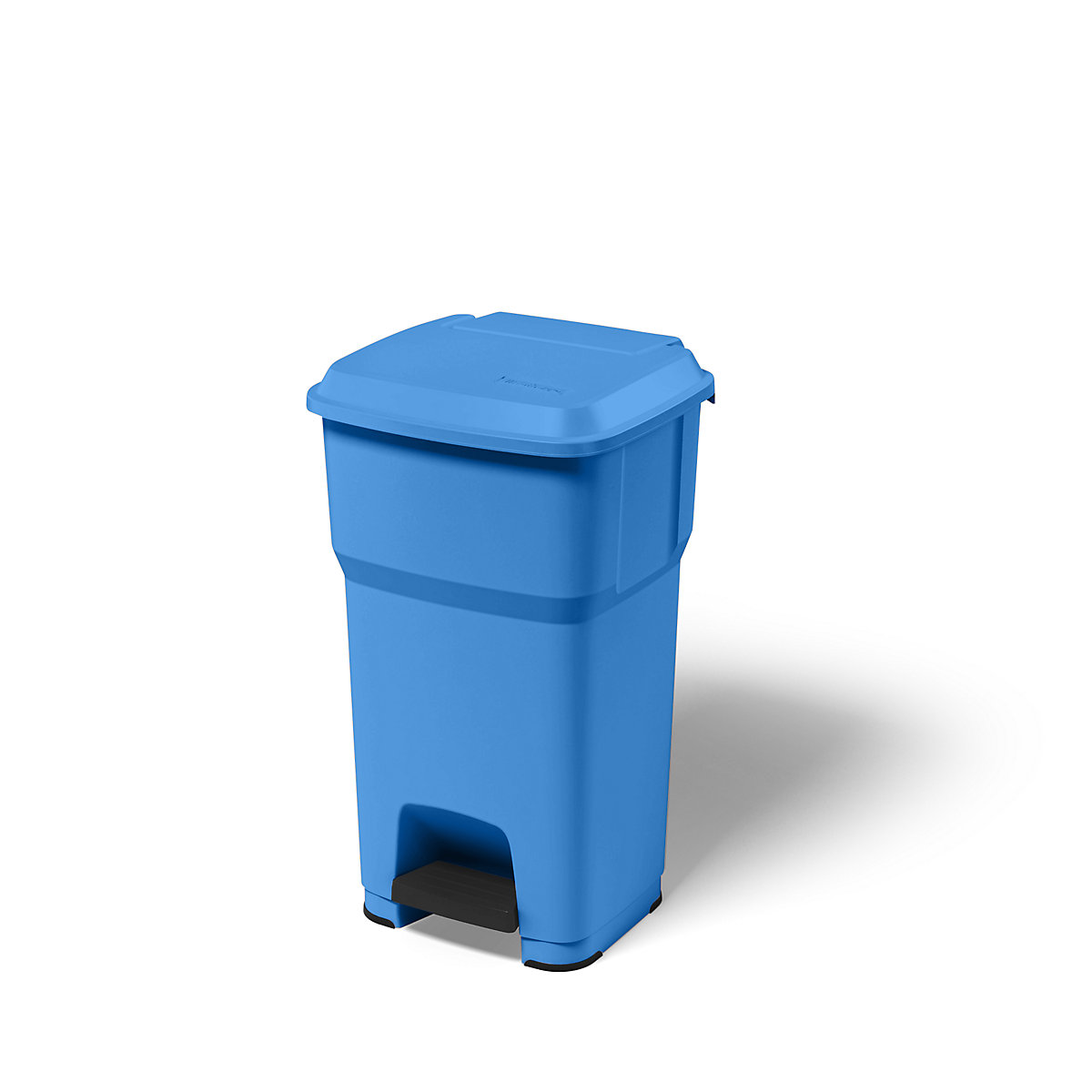 rothopro – Collecteur de déchets à pédale HERA, capacité 60 l, l x h x p 390 x 690 x 390 mm, bleu