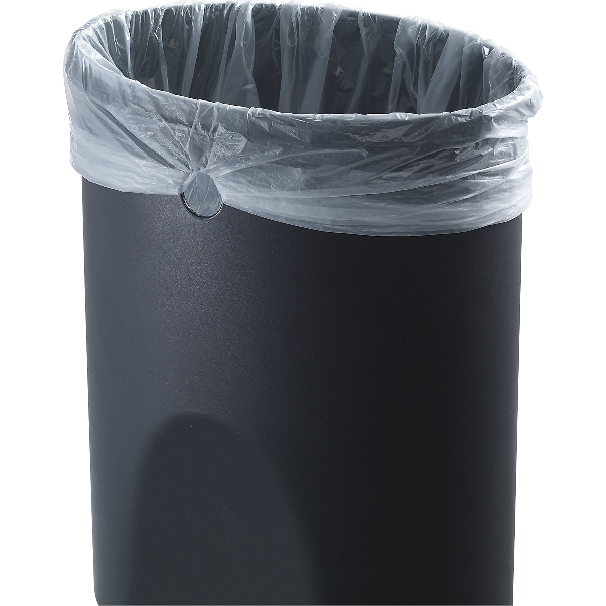 Collecteur de déchets à pédale, ovale – EKO (Illustration du produit 2)-1