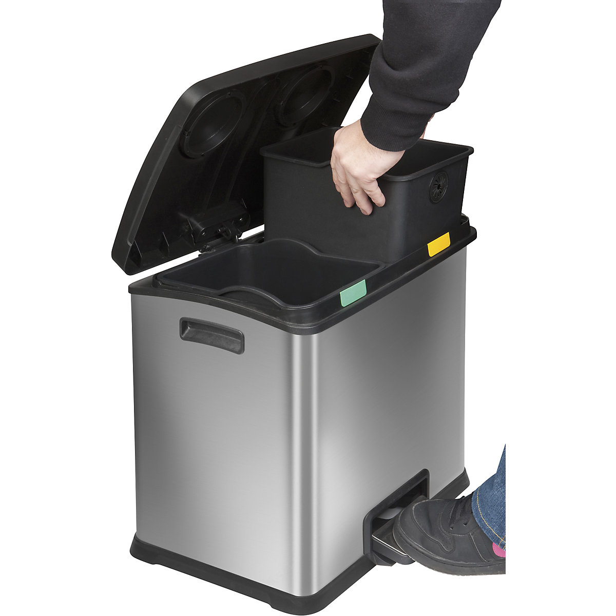 Collecteur de déchets à pédale (Illustration du produit 2)-1