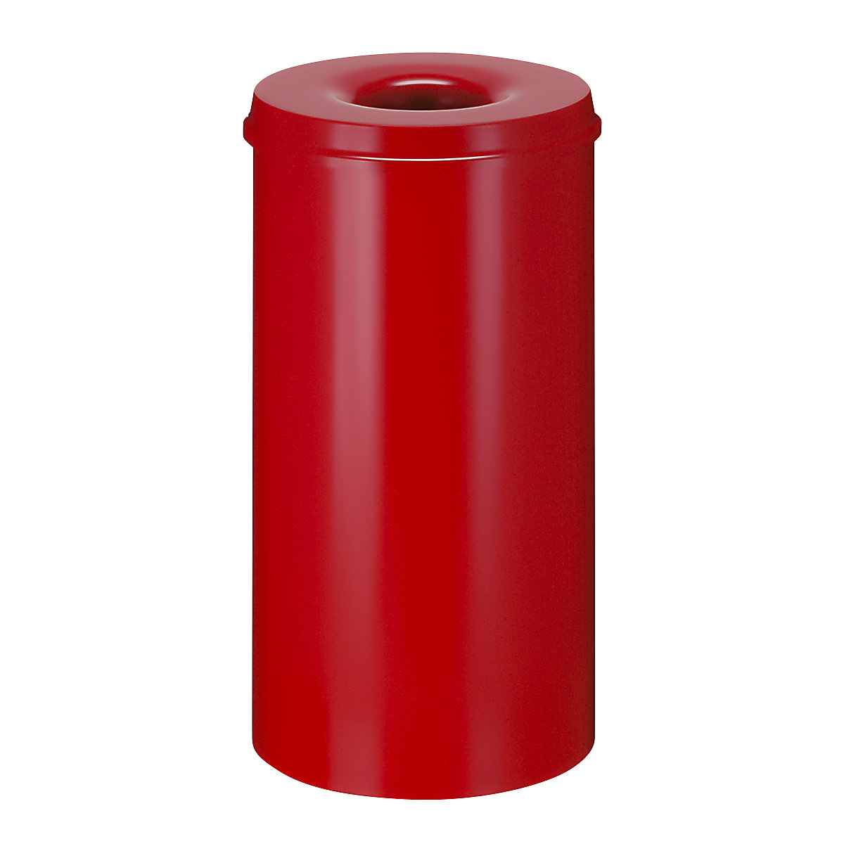 Corbeille à papier de sécurité, en acier, auto-extinguible