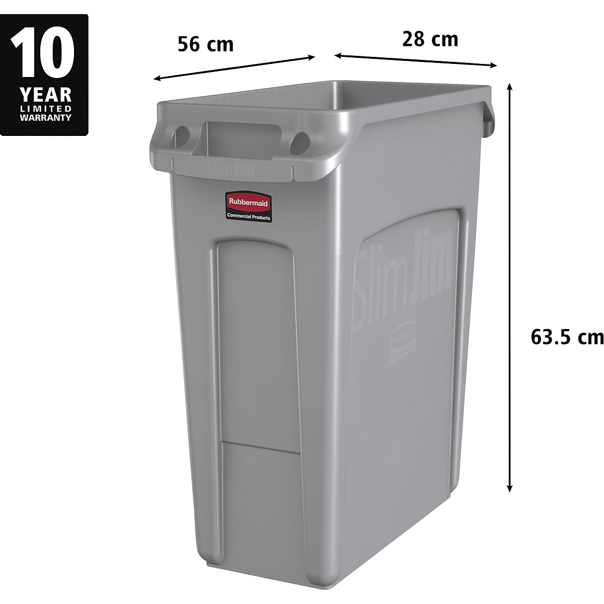 Poubelle SLIM JIM® – Rubbermaid (Illustration du produit 6)-5