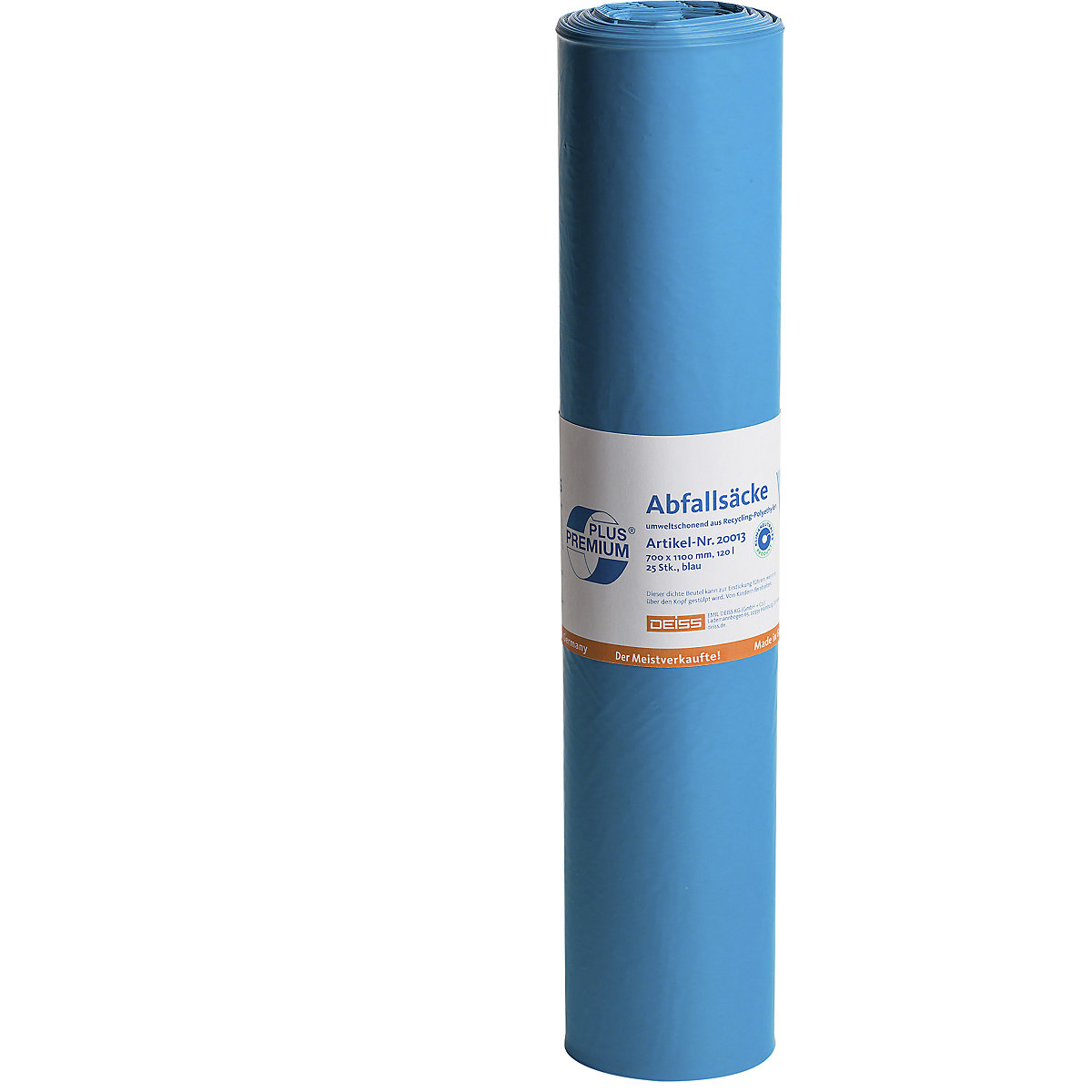Deiss – Sacs-poubelle PREMIUM PLUS, 120 l, à effet climatique neutre (Illustration du produit 2)