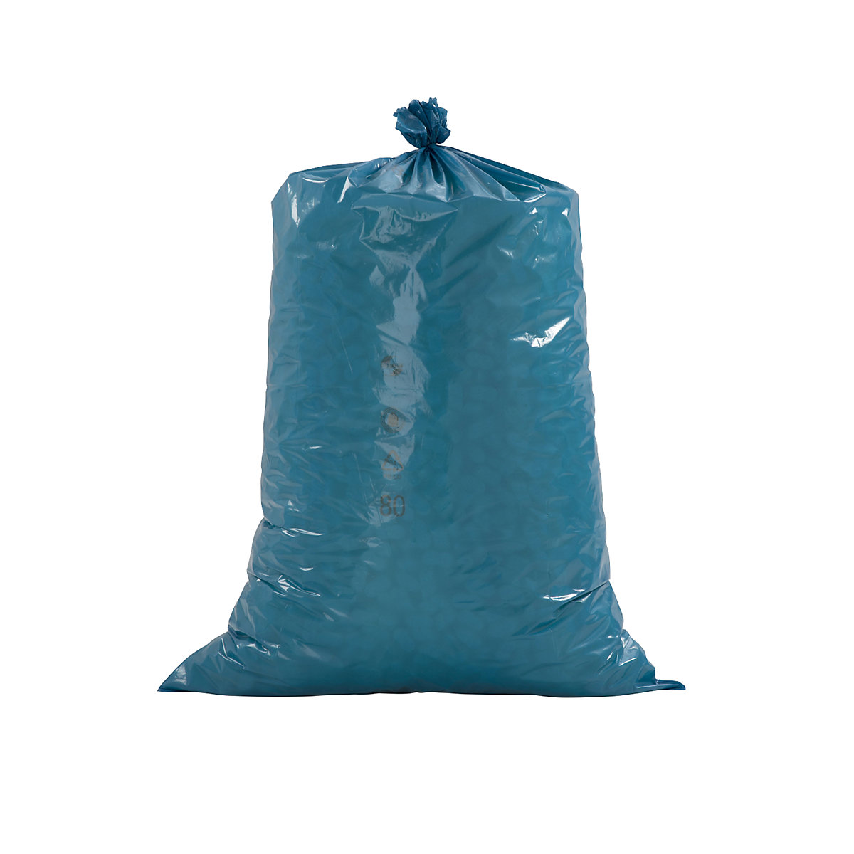 Sacs-poubelle grande capacité PREMIUM, PE basse densité, capacité 240 l, L x l x h 650 x 550 x 1350 mm, épaisseur 80 µm, bleu, lot de 100