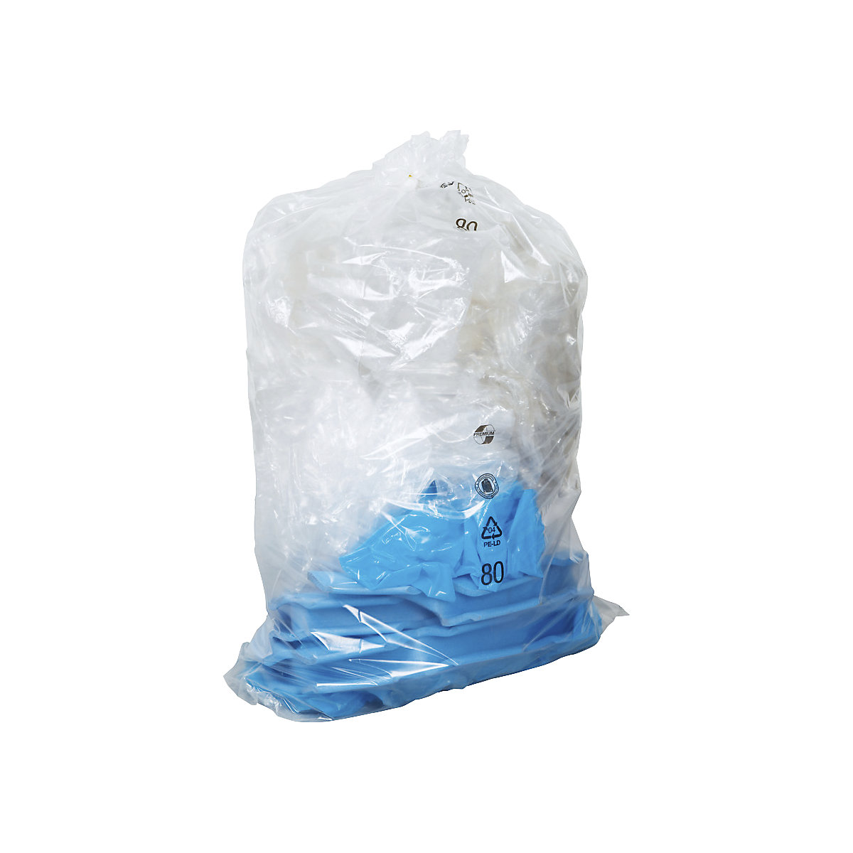 Sacs-poubelle standards en PE basse densité, 120 l
