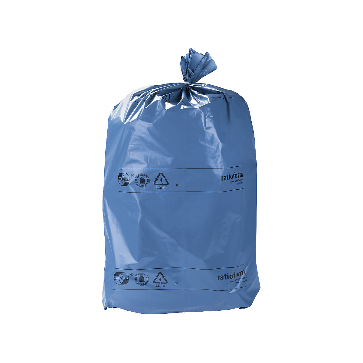 3 sacs poubelles bleus Sacs poubelle extra forts 120 litres (25 pièces par  rouleau)