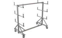 Chariot à bras-supports SUPPORT en profilé d'aluminium