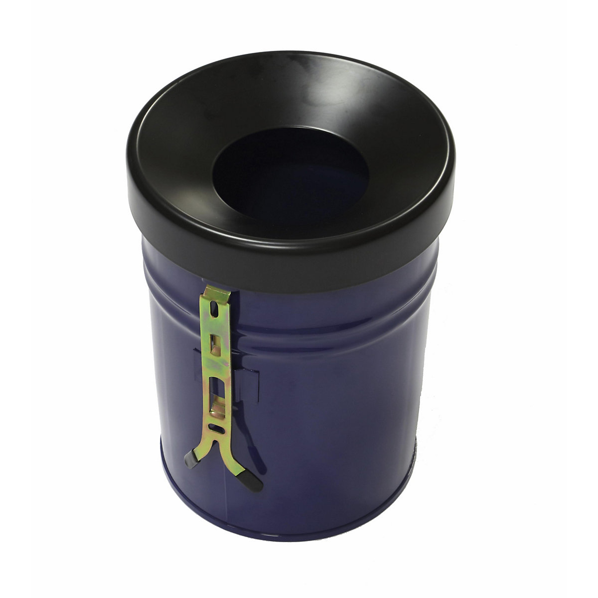 Nástenná nádoba na odpadky, objem 24 l, v x Ø 370 x 295 mm, modrá-5