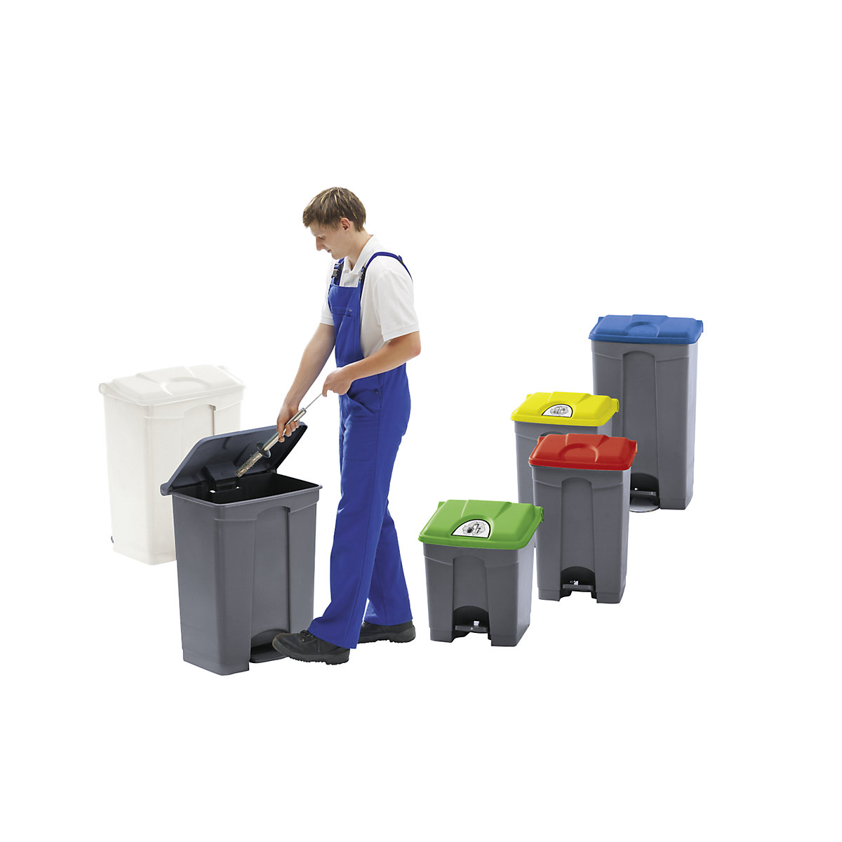 Pedálový/nášľapný zberač odpadkov (Zobrazenie produktu 2)-1