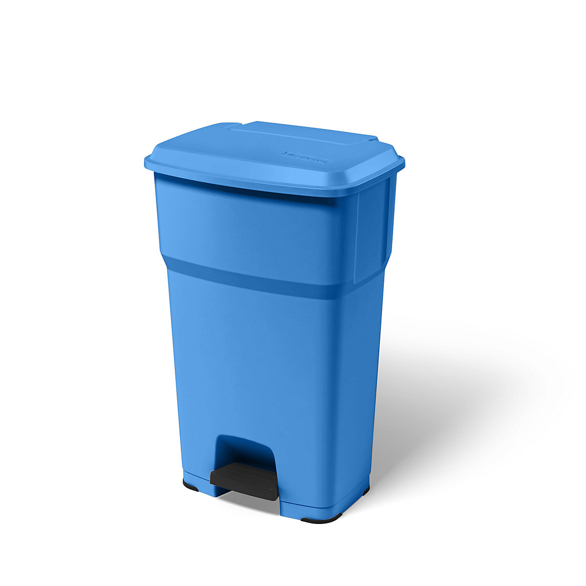 Zberač odpadkov s pedálom HERA – rothopro, objem 85 l, š x v x h 490 x 790 x 390 mm, modrá-9