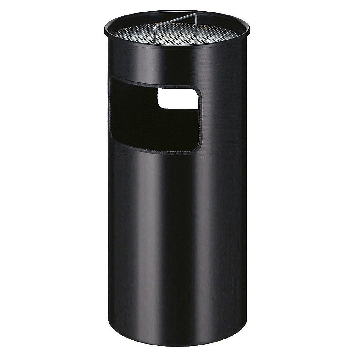 Kombinovaný popelník, objem 50 l, v x Ø 690 x 320 mm, černá-2