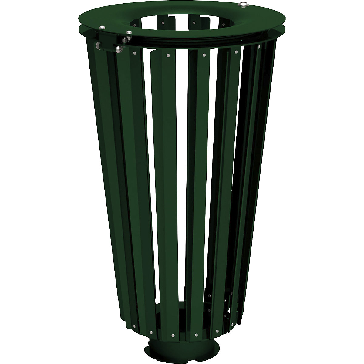 Odpadkový koš LOFOTEN – PROCITY, objem 80 l, zelená-4