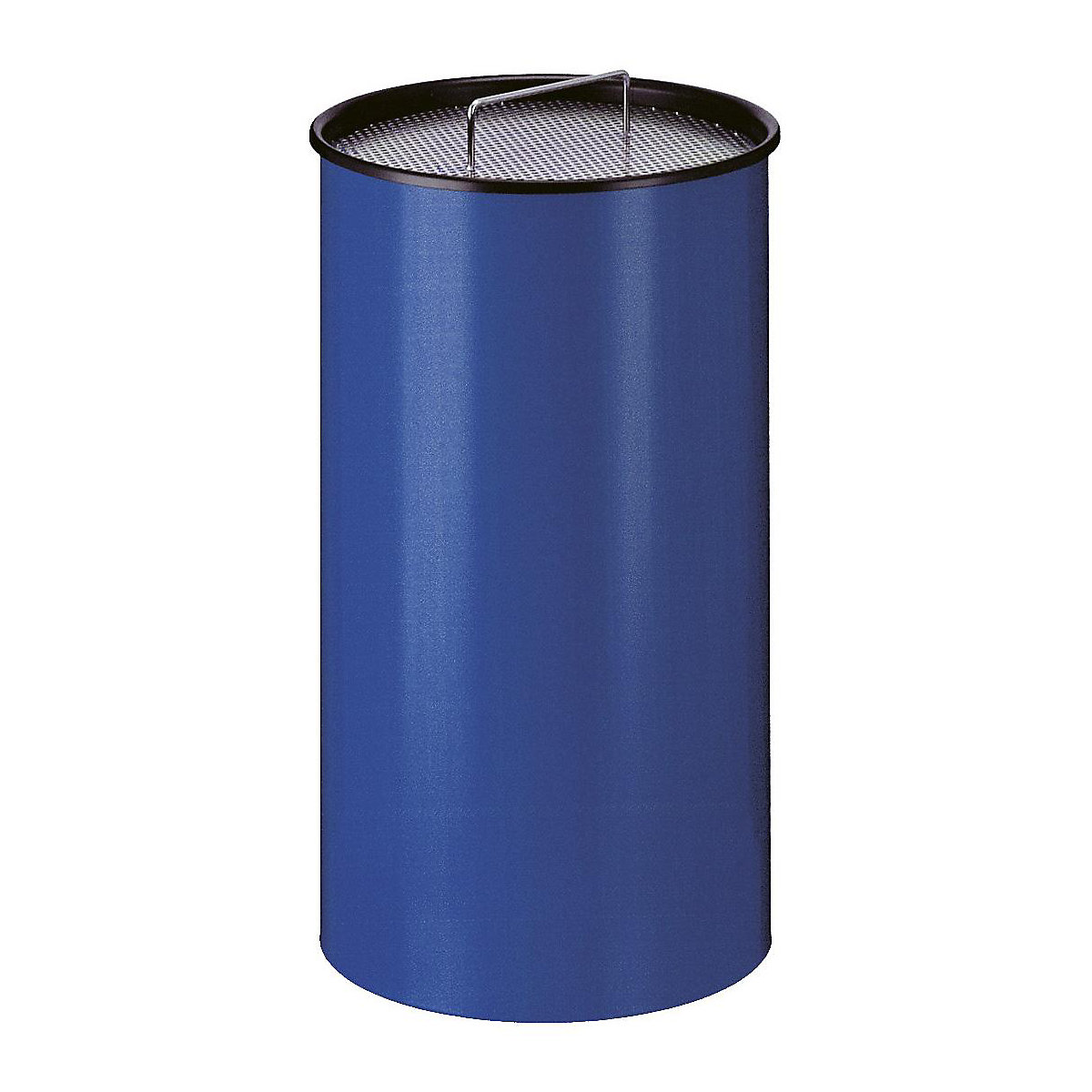 Stojanový popelník s pískem, kulatý, se sítkem, modrá-5