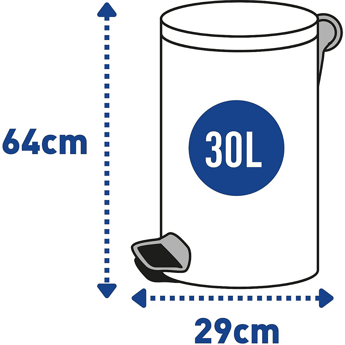 Nádoba na odpad s pedálem FREEDOM FRESH (Obrázek výrobku 9)-8