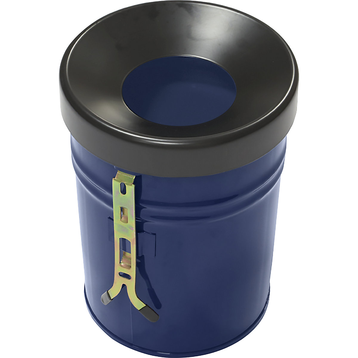 Nástěnná nádoba na odpadky, objem 16 l, v x Ø 340 x 245 mm, modrá