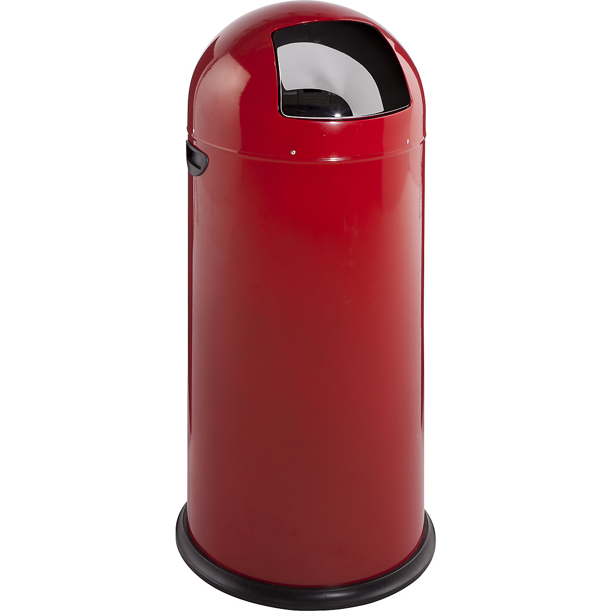 Odpadkový koš s funkcí Push – VAR, objem 52 l, výška 890 mm, ohnivě červená
