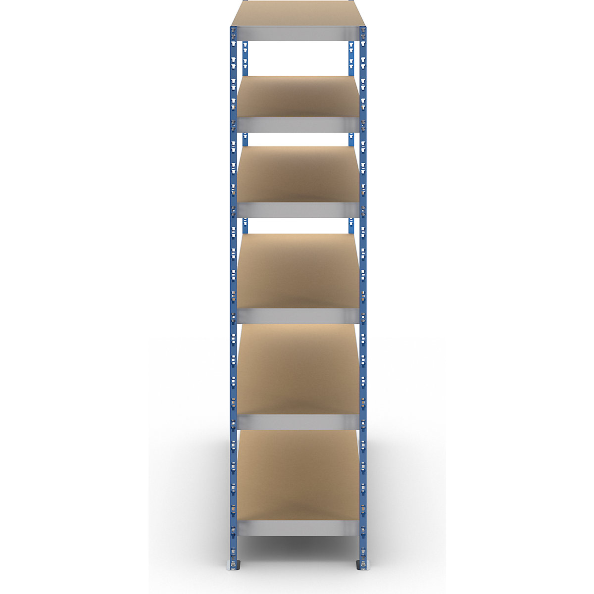 Regał wtykowy o dużych rozmiarach – eurokraft basic (Zdjęcie produktu 5)-4