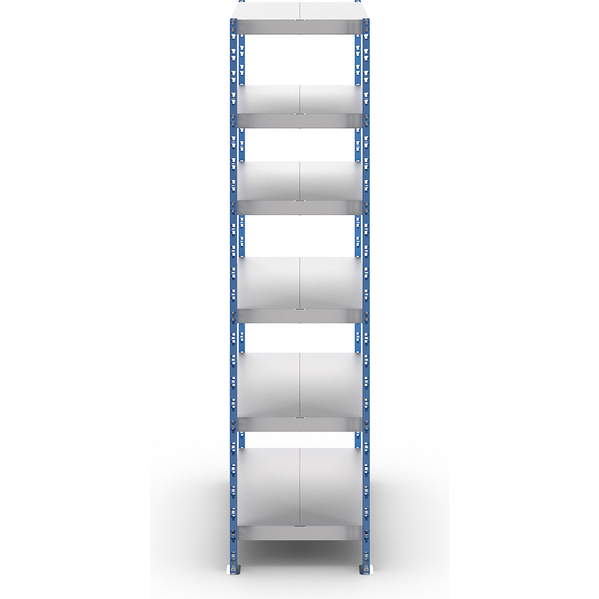 Uniwersalny regał wtykowy, stabilny – eurokraft basic (Zdjęcie produktu 4)-3
