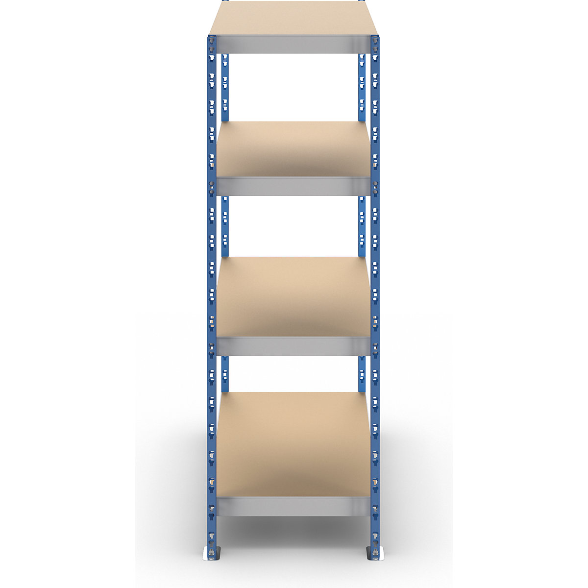 Uniwersalny regał wtykowy, stabilny – eurokraft basic (Zdjęcie produktu 2)-1