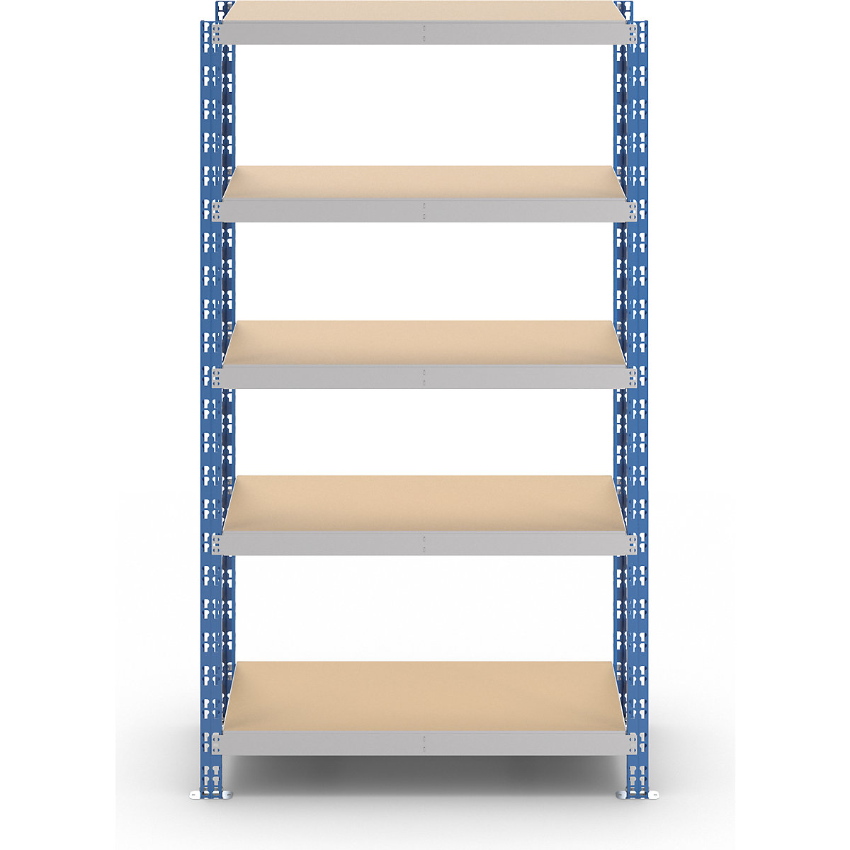 Uniwersalny regał wtykowy, stabilny – eurokraft basic (Zdjęcie produktu 4)-3