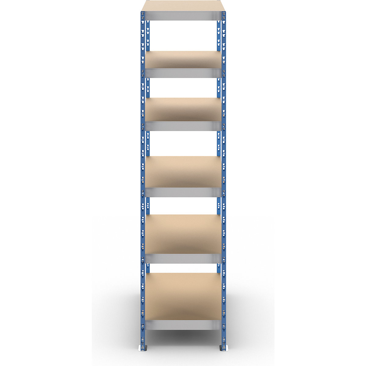 Uniwersalny regał wtykowy, stabilny – eurokraft basic (Zdjęcie produktu 4)-3