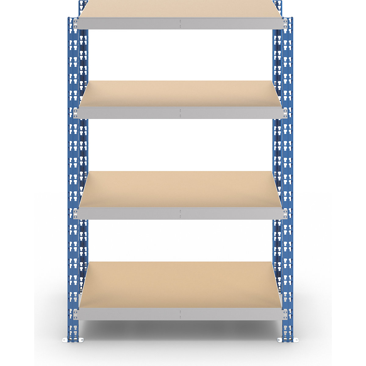 Uniwersalny regał wtykowy, stabilny – eurokraft basic (Zdjęcie produktu 3)-2