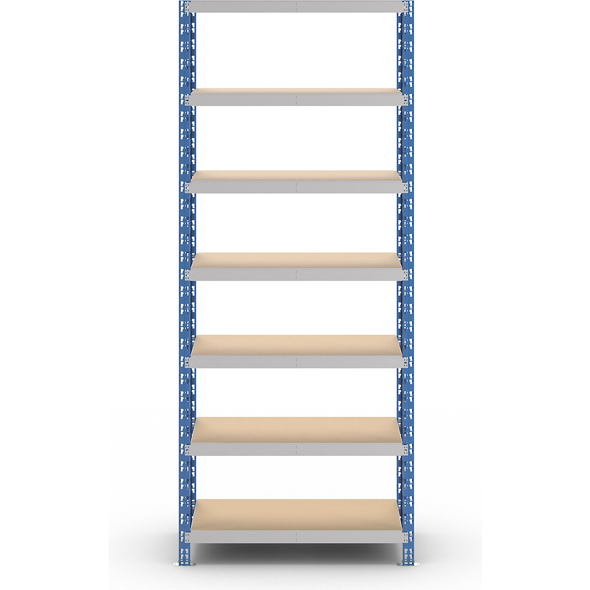 Uniwersalny regał wtykowy, stabilny – eurokraft basic (Zdjęcie produktu 3)-2