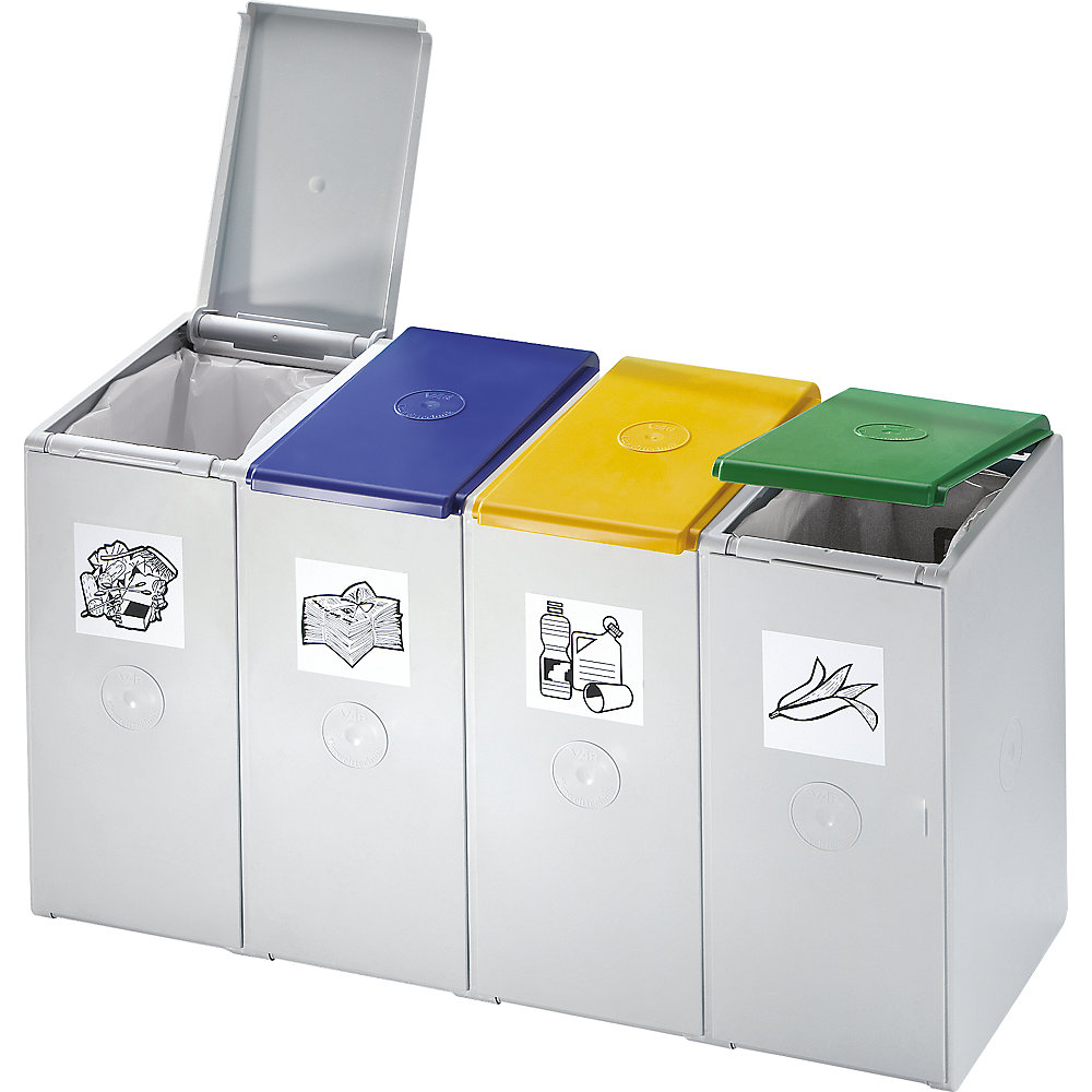 Poubelles de tri sélectif pour bureaux ou entrepôts KAISER+KRAFT — free download