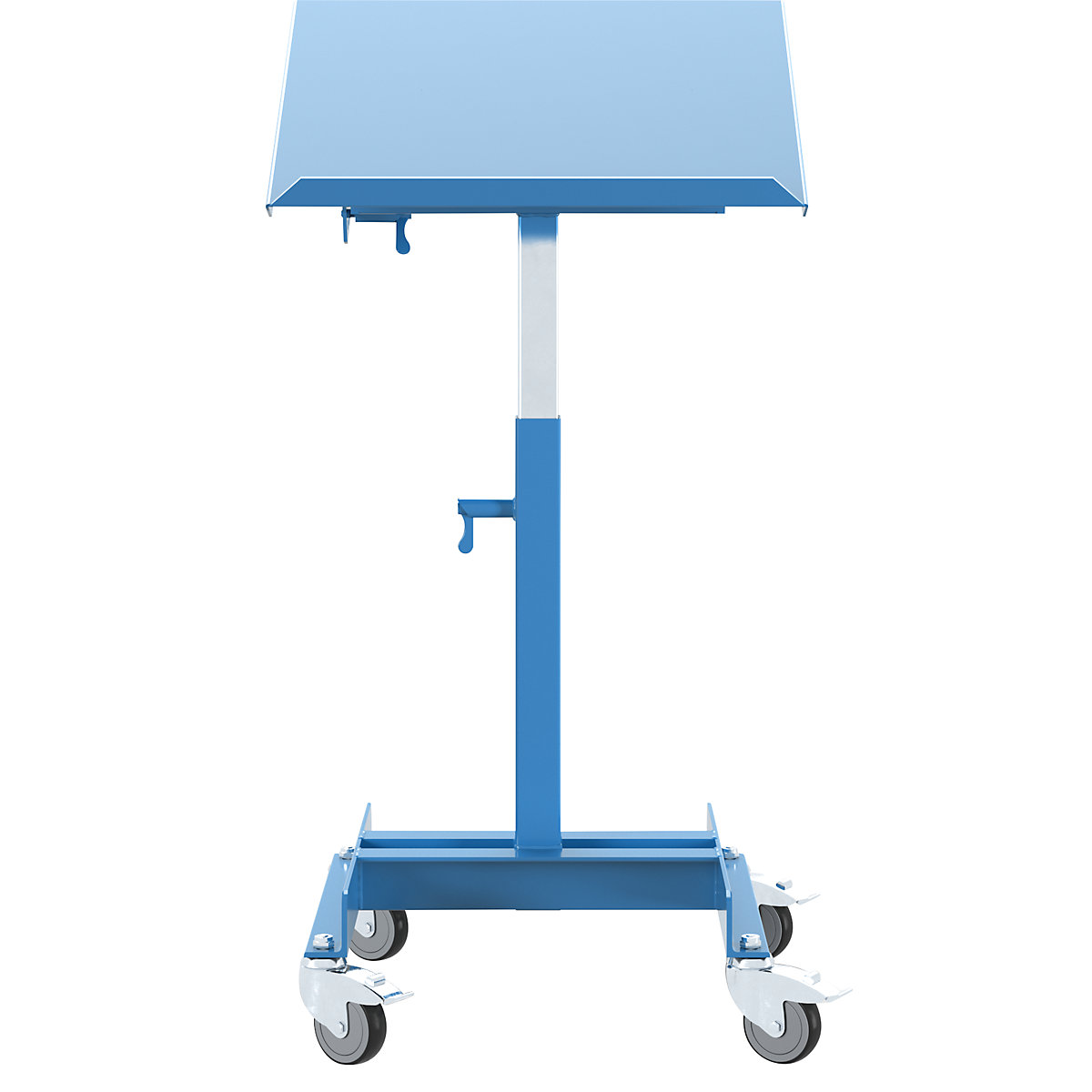 Anyagtároló állvány, teherbírás 150 kg, mobil – eurokraft pro (Termék képe 7)-6