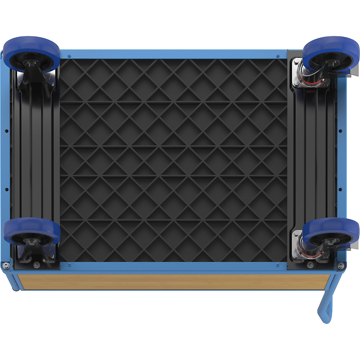 Platós kocsi fából készült falakkal – eurokraft pro (Termék képe 6)-5