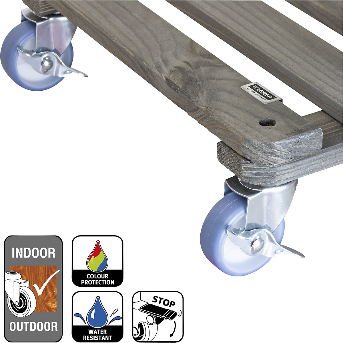 VINTAGE gurulós virágtartó – Wagner (Termék képe 4)-3