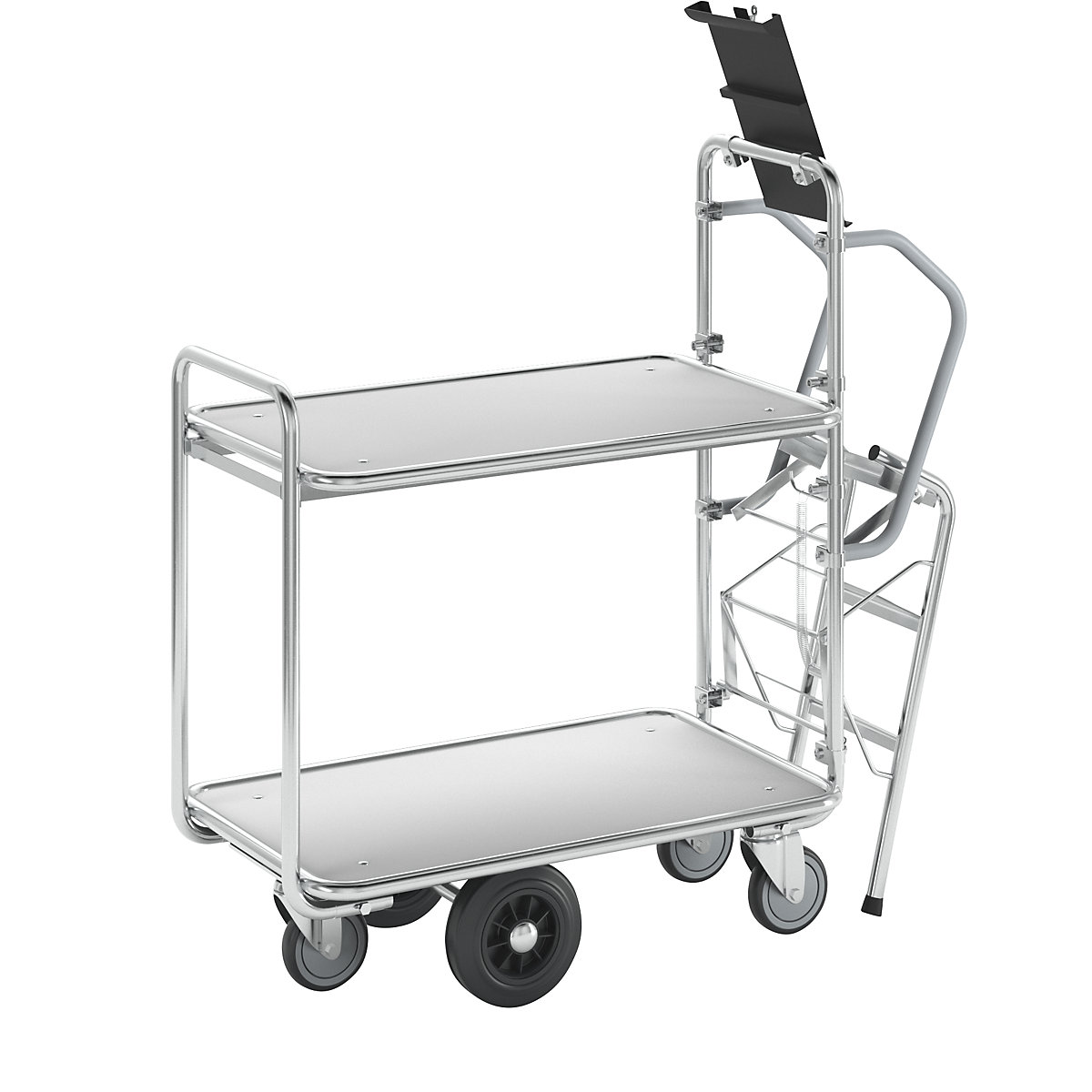 SERIE 200 létrás kocsi – HelgeNyberg, 2 szint, h x szé x ma 1130 x 520 x 1110 mm-3