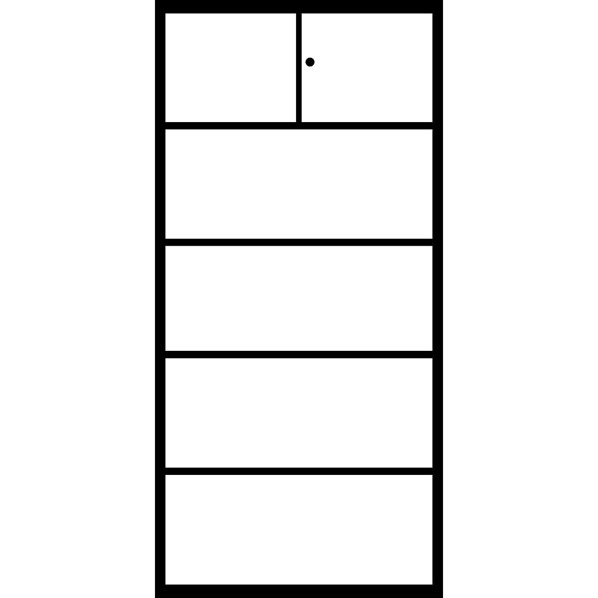 Szafa stalowa, ognioodporna – C+P (Zdjęcie produktu 4)-3