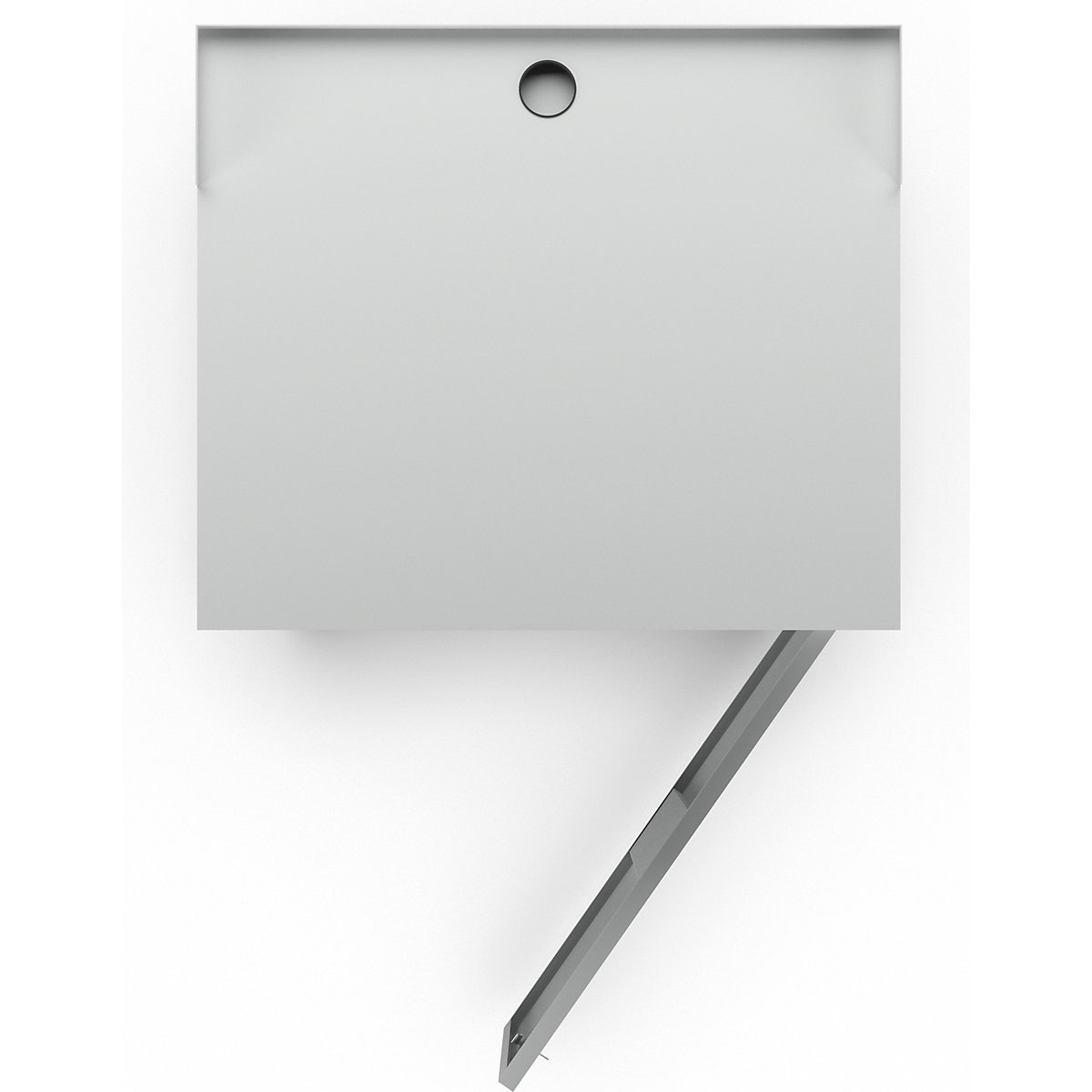 Pulpit na komputer, mobilny – eurokraft basic (Zdjęcie produktu 6)-5