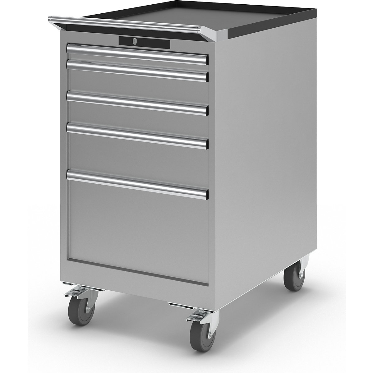 Szafa z szufladami, szer. 564 mm, ruchoma – LISTA (Zdjęcie produktu 4)-3