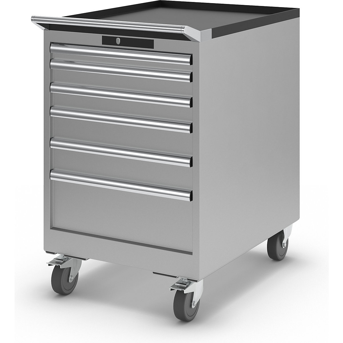 Szafa z szufladami, szer. 564 mm, ruchoma – LISTA (Zdjęcie produktu 4)-3